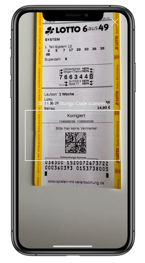 lotto scanner|lottoschein scannen.